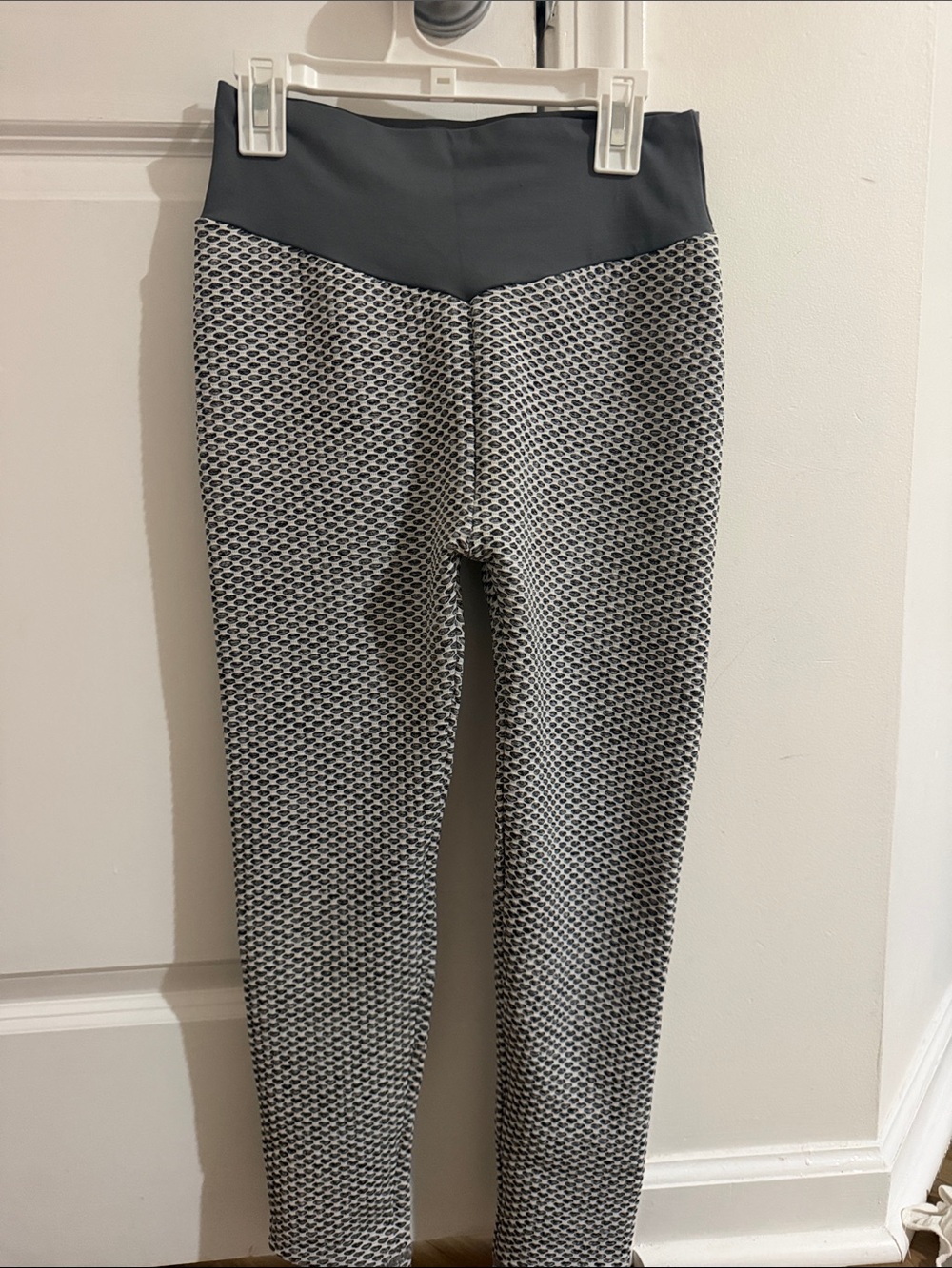Target Women's Textured Gray High-Waist Leggings